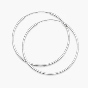 Zilveren oorringen 2 mm - 925 zilver