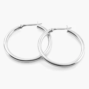 Oorringen hefboomsluiting 3 mm - 925 zilver