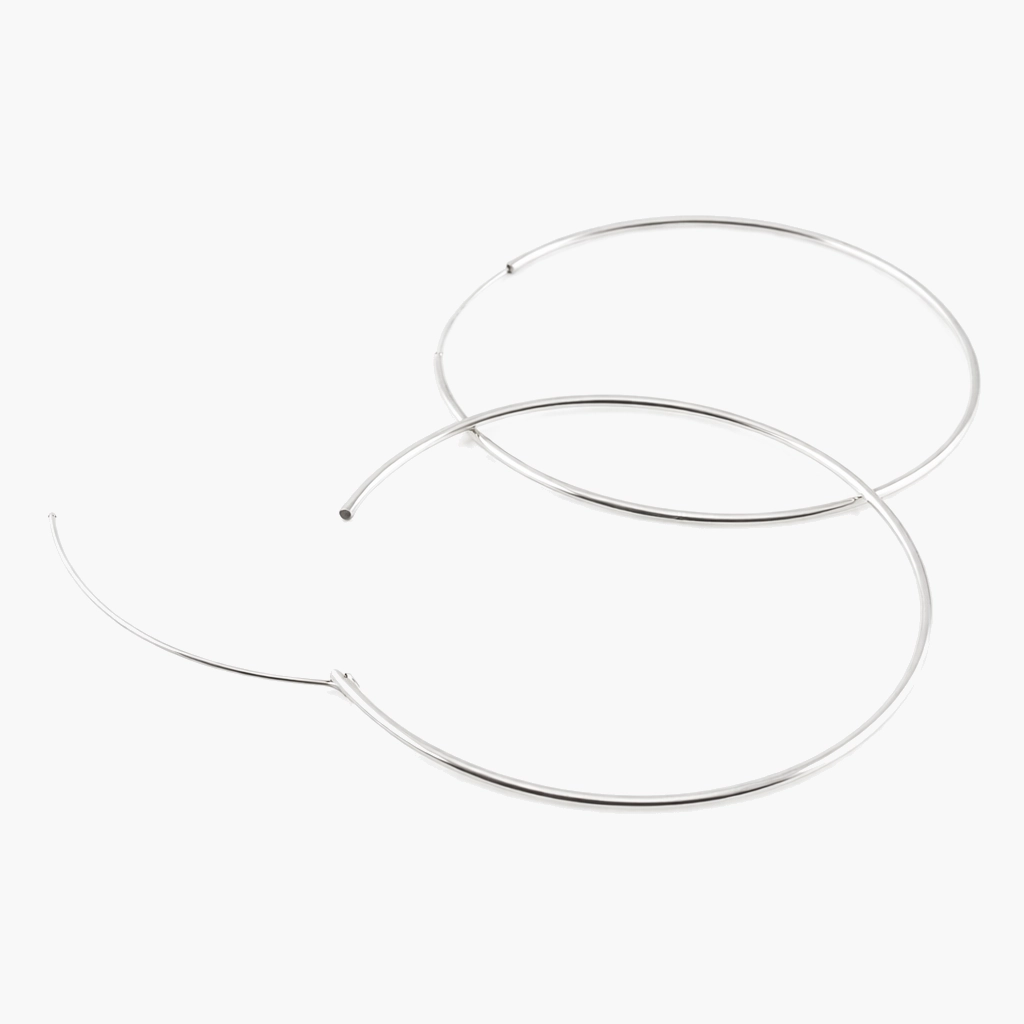 Zilveren oorringen rond 1,5 mm - 925 zilver
