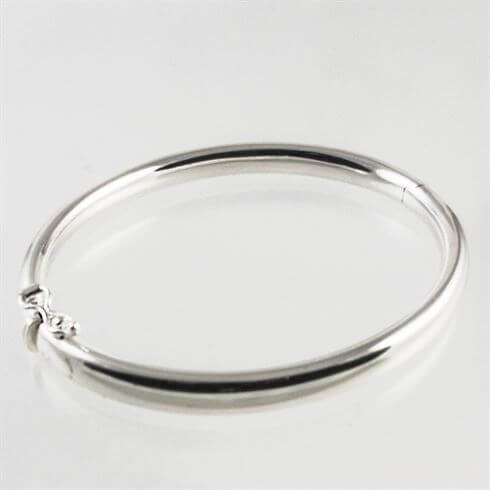 Zilveren slavenarmband 6mm 3