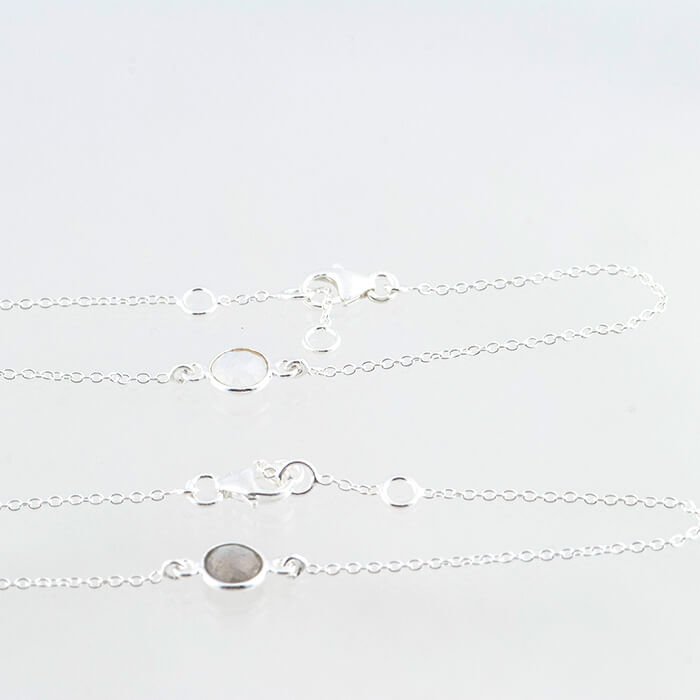 Zilver armbandje labradoriet 1