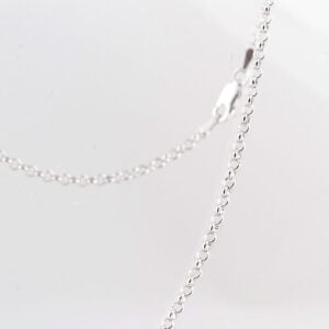 Jasseron ketting zilver gerhodineerd 1