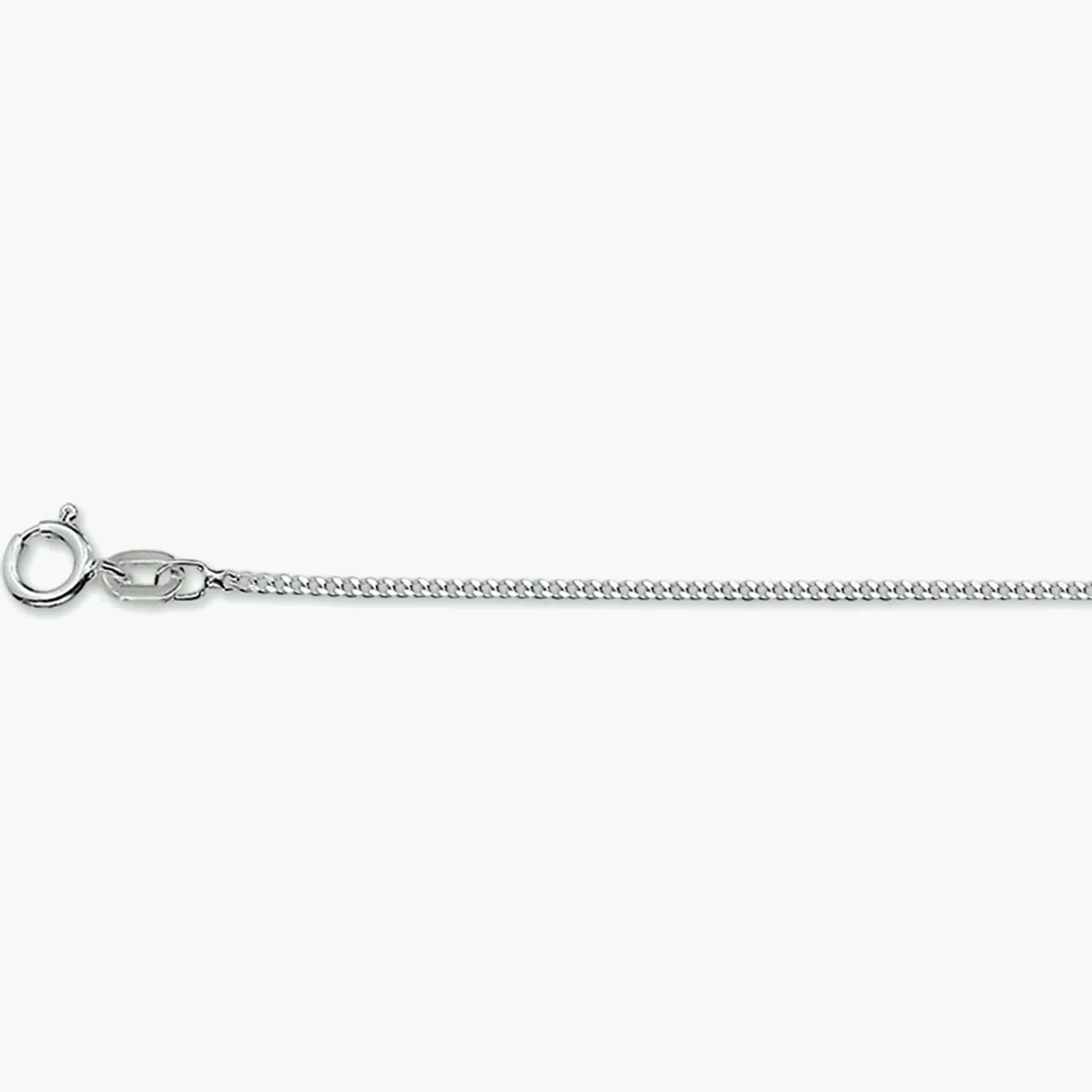 Zilveren ketting gourmet schakel 1,2 mm