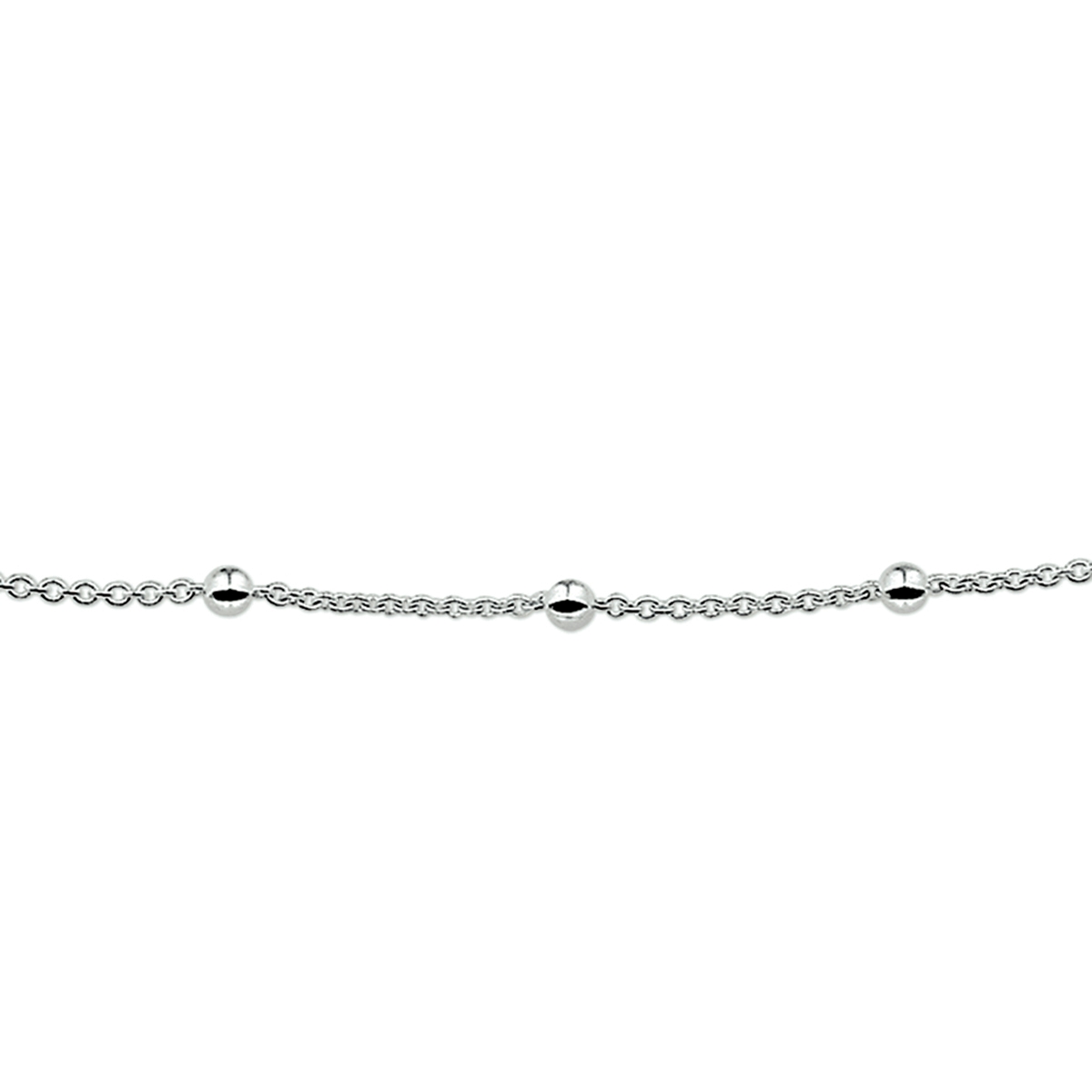 Zilveren armbandje bolletjes2