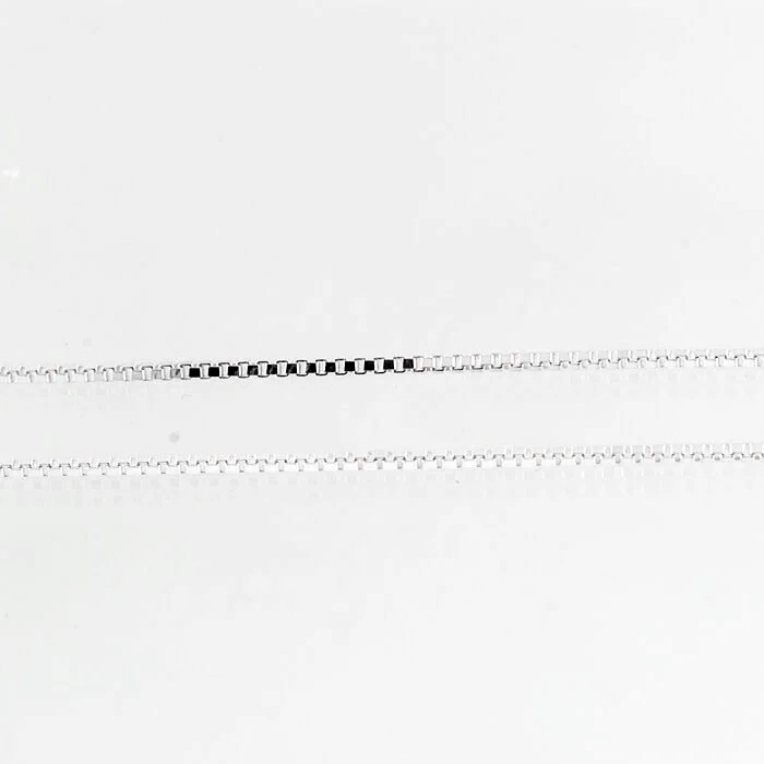 Zilveren ketting venetiaans vierkant 1,4 mm - detail schakel