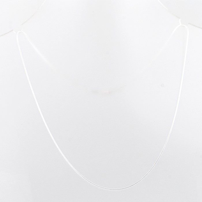 Zilveren ketting slang 1mm.1