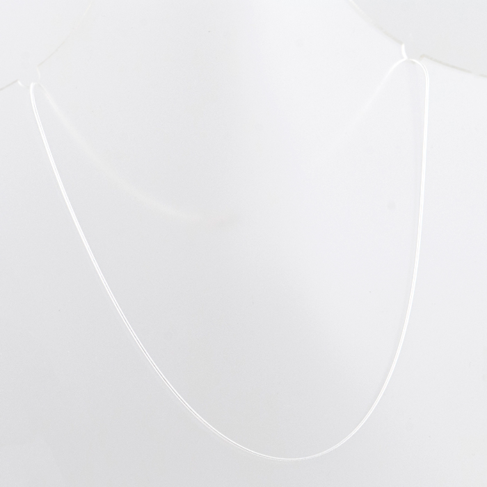 Zilveren ketting slang 1mm.2