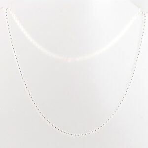 Zilveren bolletjes ketting 2.5mm 1