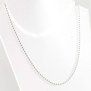 Zilveren bolletjes ketting 2.5mm 2