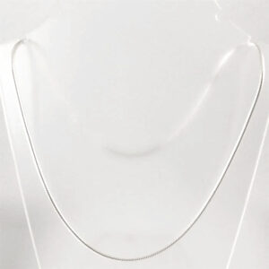Zilveren ketting met slang schakel van Sterling zilver