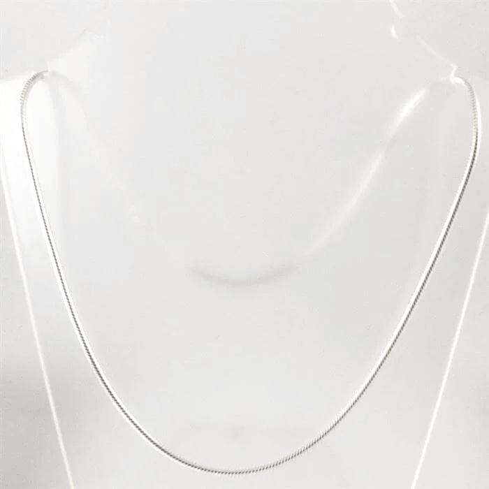 Zilveren ketting met slang schakel van Sterling zilver