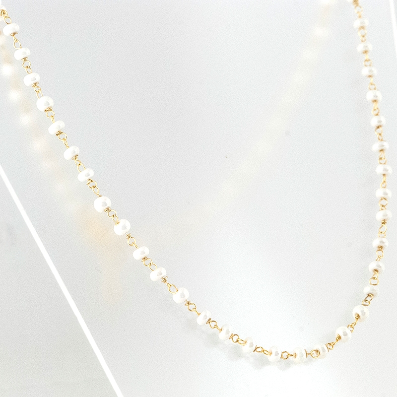 Parelketting goud 2