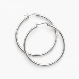 Oorringen hefboomsluiting 3 mm - 925 zilver