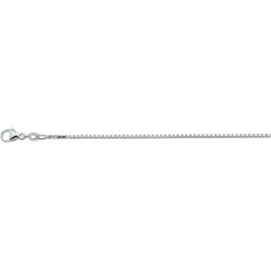 Zilveren ketting gerhodineerd zilver 1.3mm
