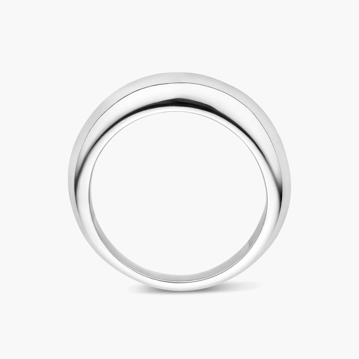 Zilveren ring gerhodineerd glad 3