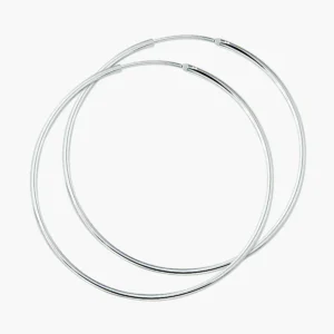 Zilveren oorringen 1,5 mm - groot - 925 zilver